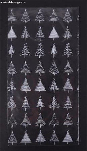 Celofán tasak, BOPP, 300x450 mm, karácsonyi mintás