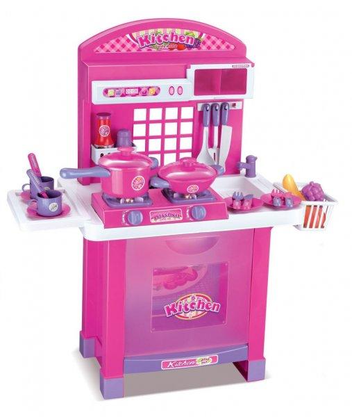 játék- Superor gyerek konyha tartozékokkal, rózsaszín