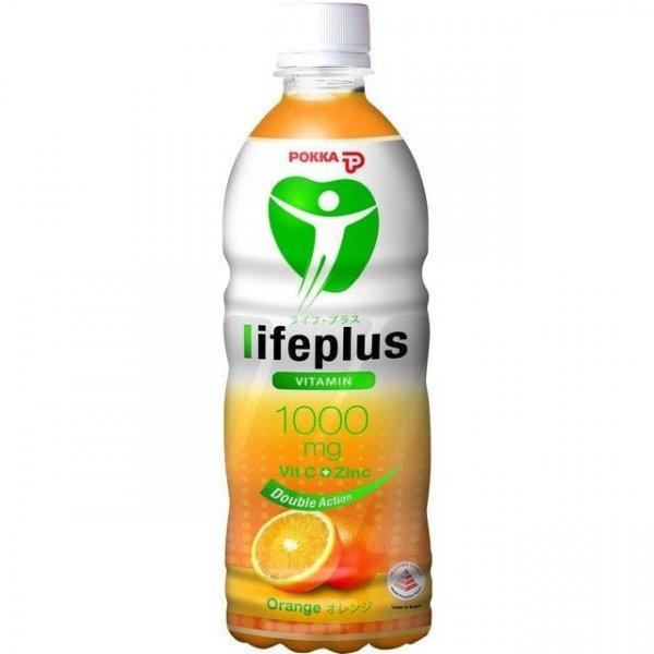Pokka Life Plus Orange 1000mg C-vitamin 0,5L