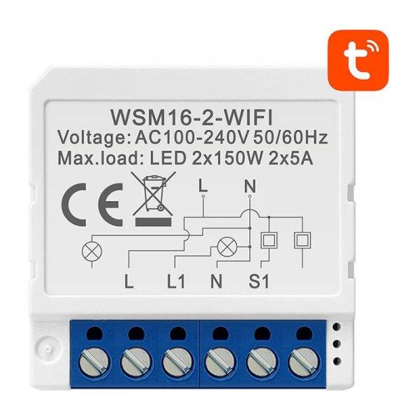 Smart Switch Modul WiFi Avatto WSM16-W2 TUYA