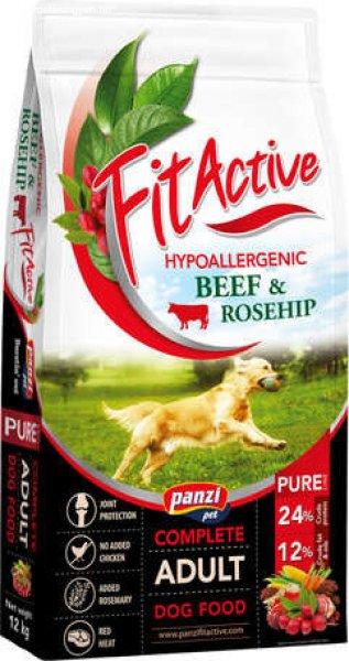 FitActive Pure Hypoallergenic Beef & Rosehip (2 x 12 kg) 24 kg