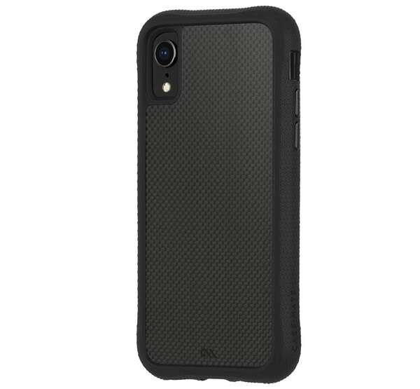 CASE-MATE CARBON FIBRE szilikon telefonvédő (BUMPER, közepesen ütésálló,
valódi szénszálás hátlap) FEKETE Apple iPhone XR 6.1