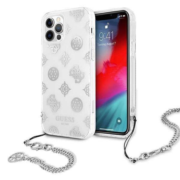 Apple iPhone 12 Pro Max - Guess Peony Chain Collection eredeti Guess telefontok,
Ezüst