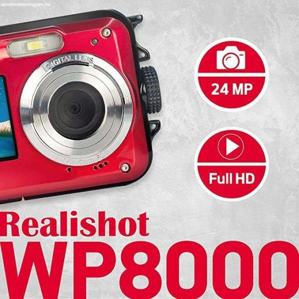 Agfa WP8000 kompakt digitális fényképezőgép, piros