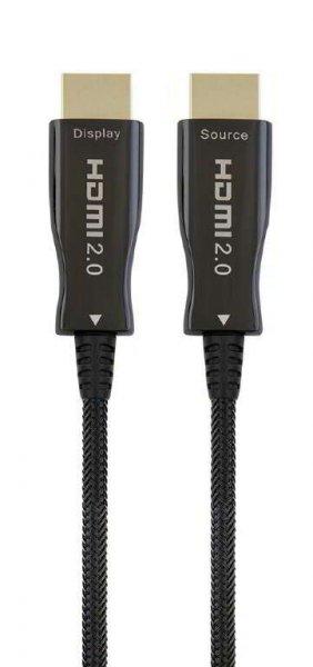 Gembird CCBP-HDMI-AOC-80M Active Optical (AOC) High speed HDMI with Ethernet
Premium Series cable 80m Black CCBP-HDMI-AOC-80M
