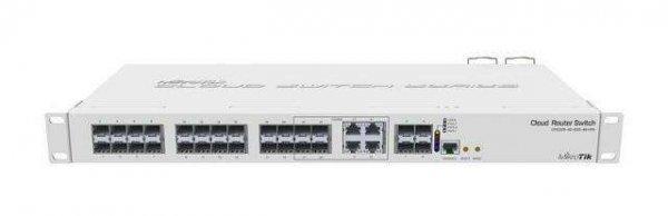 Mikrotik CRS328-4C-20S-4S+RM Cloud Router Switch 4x1000Mbps SFP Combo + 20x1Gbps
SFP + 4x10Gbps SFP+, Fémházas, Rackes - CRS328-4C-20S-4S+RM