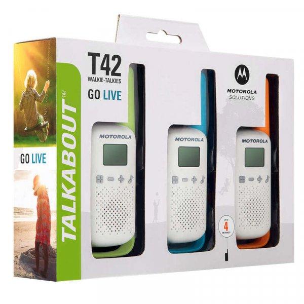 Motorola T42 triple 3db PMR rádió Motorola Talkabout T42 walkie talkie,
Motorola Talkabout T42 triple pack (3db) walkie talkie