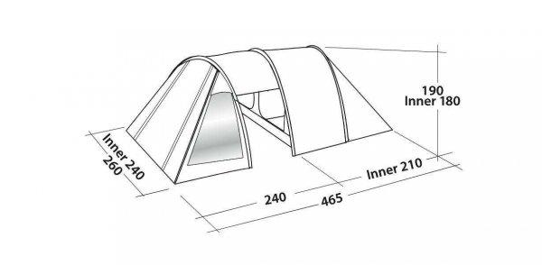 Easy Camp Galaxy 400 alagút sátor