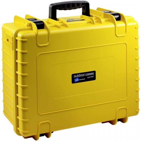 B&W Type 6000 Fotós bőrönd elválasztókkal - Sárga