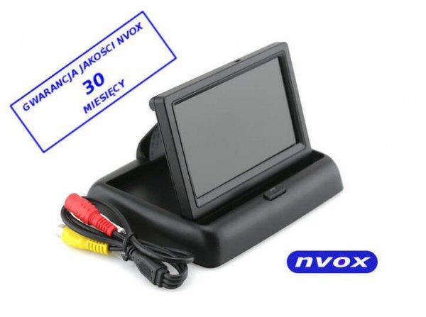 Tolató vagy szabadon álló autómonitor LCD 4.3inch AV 12V... (NVOX RM403)
