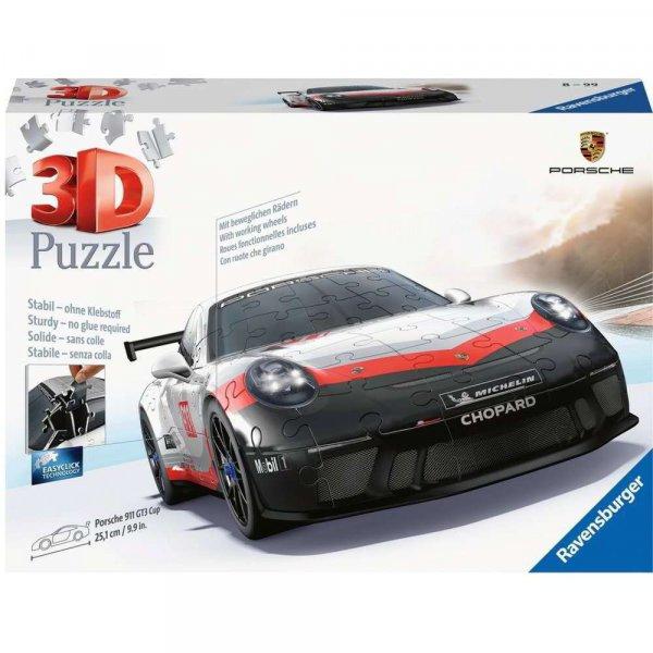 Ravensburger Porsche 911 GT3 Cup autó - 108 darabos 3D puzzle