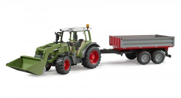 Bruder Fendt Vario 211 traktor homlokrakodóval műanyag modell (1:16)