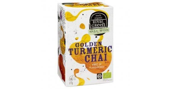 Royal Green Bio Tea Chai Kurkumás 16 filter