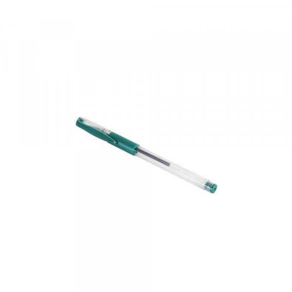 Zselés toll gumis fogó, írásszín zöld 10 db/csomag