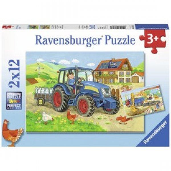 Ravensburger Dolgos mindennapok 2 x 12 db puzzle