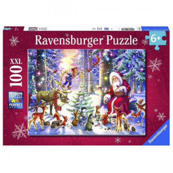 Ravensburger: Puzzle 100 db - Erdei karácsony