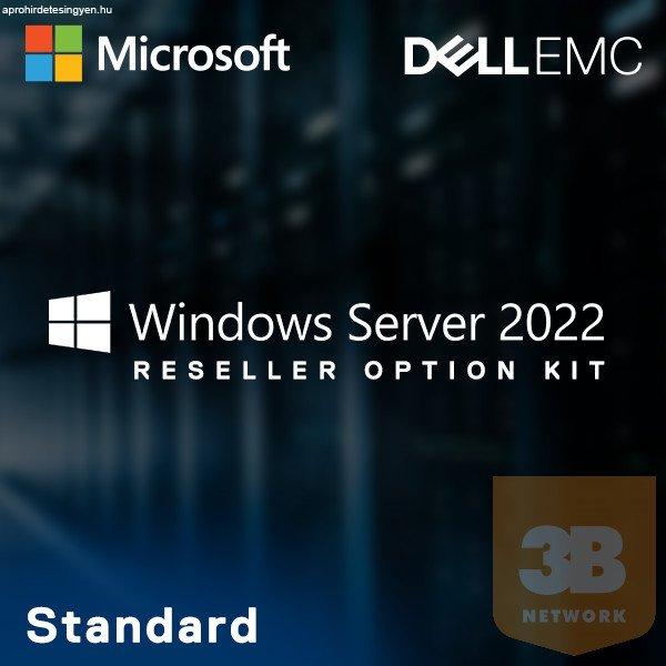DELL EMC szerver SW - ROK Windows Server 2022 ENG, Standard Edition, 16 core,
64bit OS.