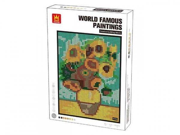 WANGE® 5122 | legó kompatibilis mozaik építőjáték | 3262 db építőkocka
| Van Gogh napraforgói