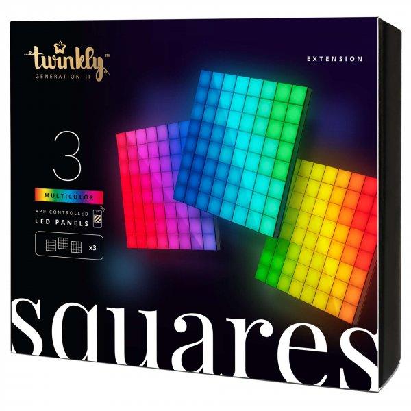 Twinkly Squares Extension fénypanel készlet (3db)