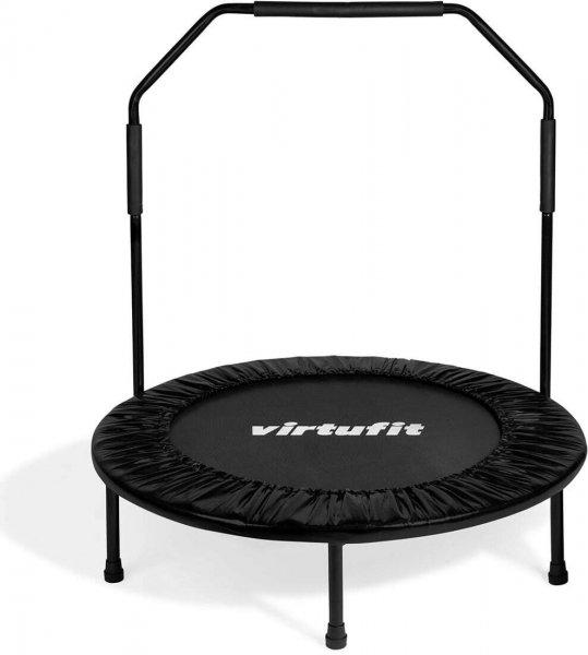 VirtuFit Összecsukható fitnesz trambulin kapaszkodóval - fekete - 100 cm