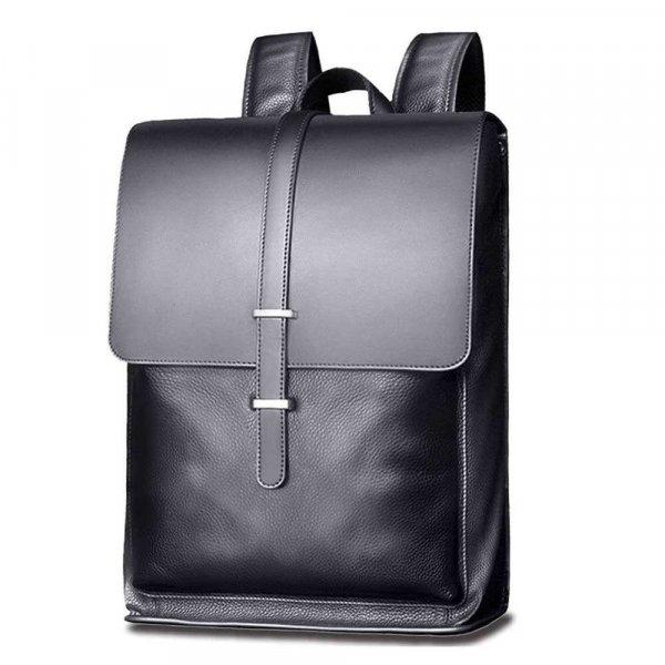 Dollcini, férfi hátizsák, egyszerű férfi hátizsák, bőr hátizsák,
üzleti laptop hátizsák, 432301, fekete, 29x15x40cm