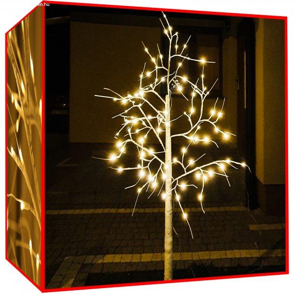 Karácsonyi dekor fa LED világíttással kül- és beltérre - 180 cm, meleg
fehér (BB-11314)