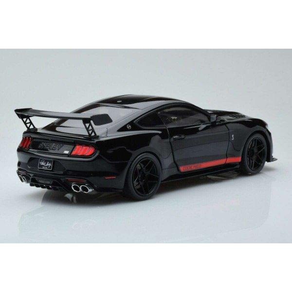 Ford Shelby GT500 Mustang fekete/code piros 2022 modell autó 1:18