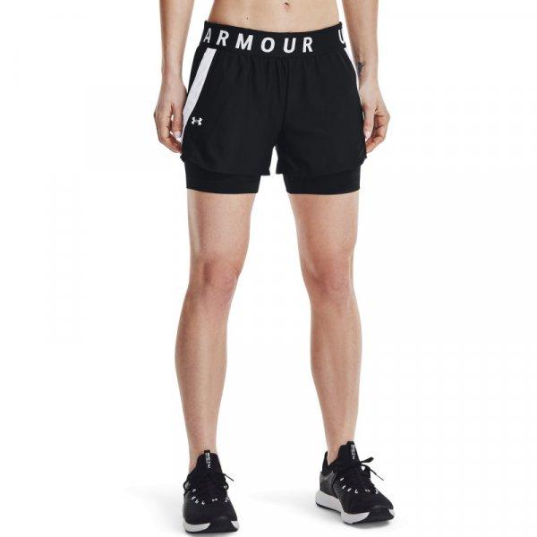 UNDER ARMOUR-Play Up 2-in-1 Shorts-BLK 001 Fekete S