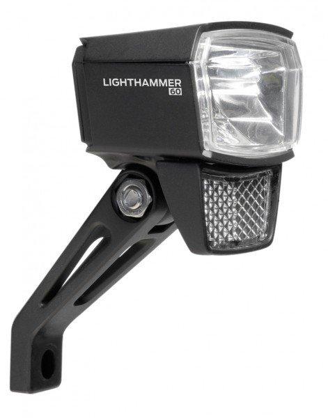 Trelock LS 800 LIGHT HAMMER 60 + ZL 410 AM első lámpa ebike akkumulátorhoz