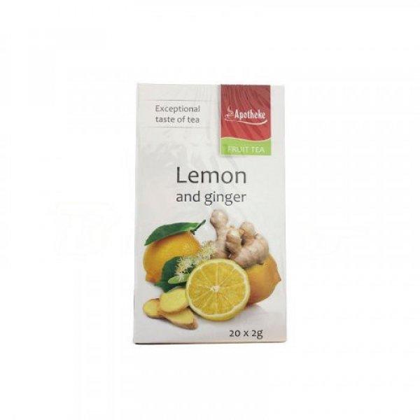 Apotheke gyömbéres citrom tea 20x2 g 40 g