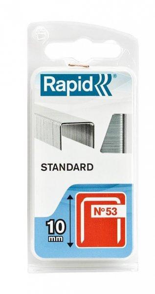 Spona RAPID 53 STANDARD, 10 mm, 1080 db, vágólapok szponzorok, buckles