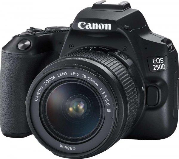 Canon EOS 250D Digitális fényképezőgép + EF-S 18-55mm f/3.5-5.6 III
objektív - Fekete