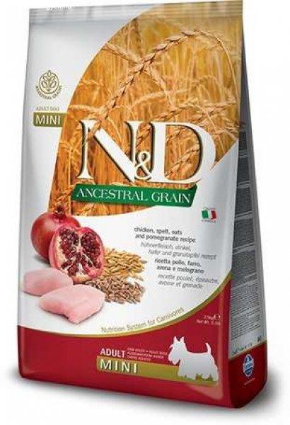 N&D Dog Adult Mini Chicken & Pomegranate Low Grain (2 x 7 kg) 14 kg