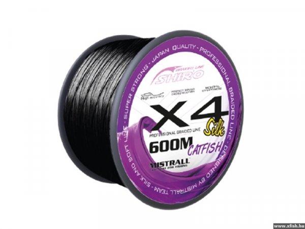 Mistrall Shiro Silk Braided Line X4 Harcsázó Fonott Zsinór Fekete 600m 0,50mm
51,4Kg