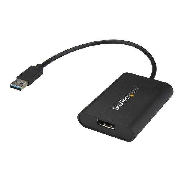 Startech USB32DPES2 USB3.0 > DisplayPort Adapter - Fekete