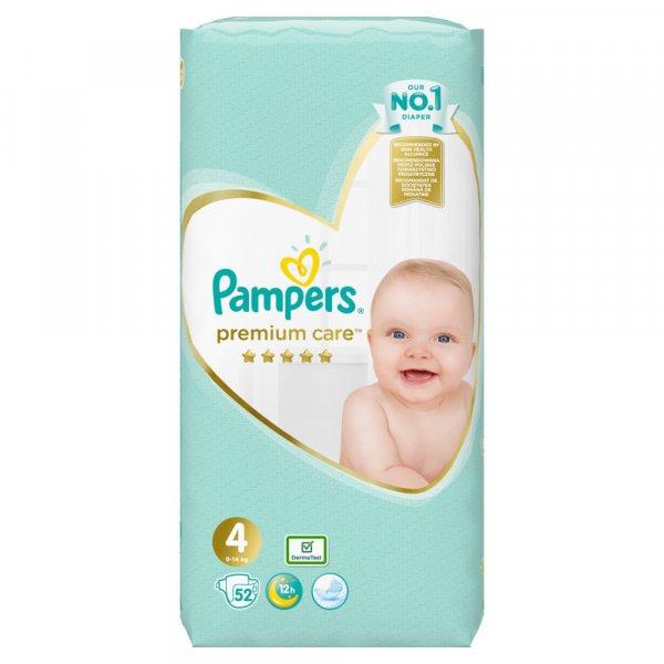 Pampers Premium Care 4 pelenka 9-14kg 52db 
