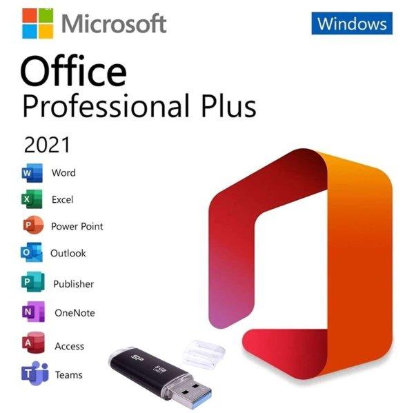 Office 2021 Pro Plus USB stcik támogatás (8GB)