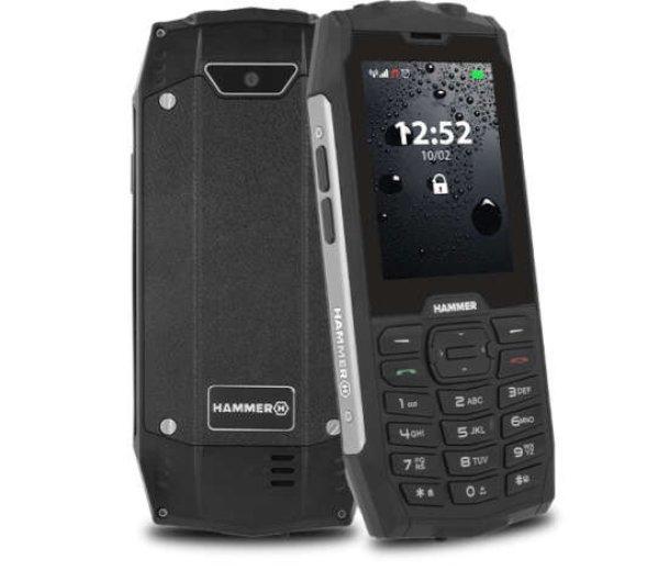 myPhone Hammer 4 2G 64MB Dual SIM Mobiltelefon, fekete-ezüst