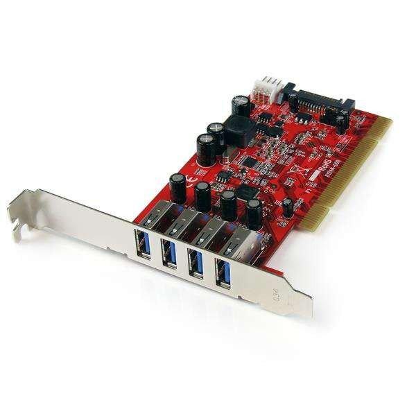 Startech PCIUSB3S4 PCI - 4x USB 3.0 Port bővítő