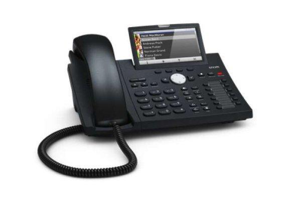 Snom D375 VoIP Telefon - Fekete