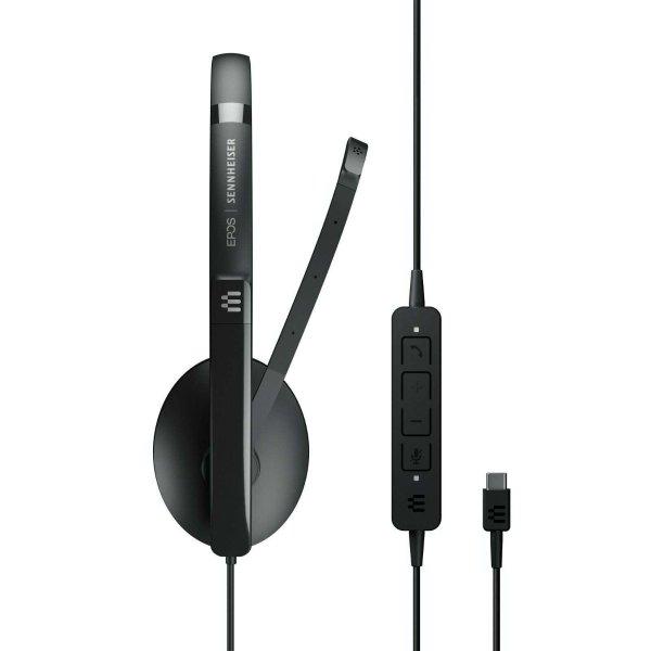 Sennheiser ADAPT 160 USB-C II Vezetékes USB C-Fekete CC headset