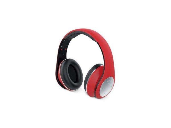 Genius HS-935BT összehajtható Bluetooth piros fejhallgató headset