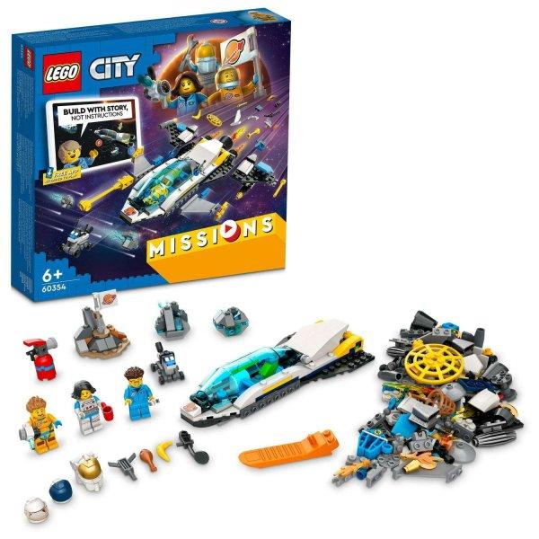 LEGO® City Missions Marskutató űrjármű küldetés 60354