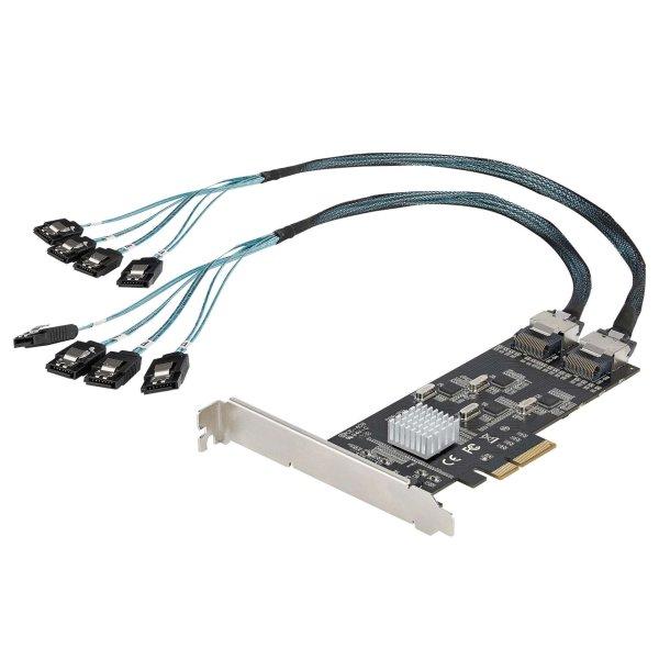 Startech 8 8P6G-PCIE-SATA-CARD SATA port bővítő PCIe kártya