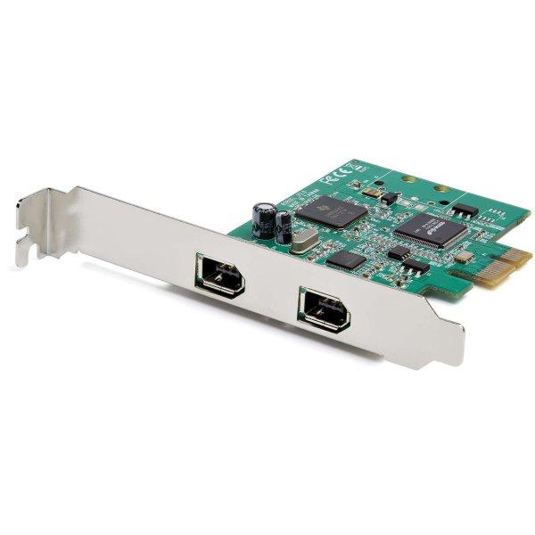 Startech PEX1394A2V2 2x FireWire 400 port bővítő PCIe kártya