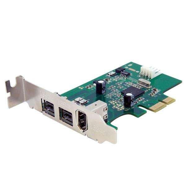 Startech PEX1394B3LP PCIe - Firewire 400 + 2x Firewire 800 Port bővítő