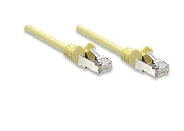 Intellinet hálózati kábel, 0,5 M, RJ-45, RJ-45, Sárga