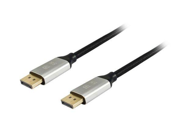EQuip DisplayPort to DisplayPort 1.4 8K/60Hz Premium cable 10m Black