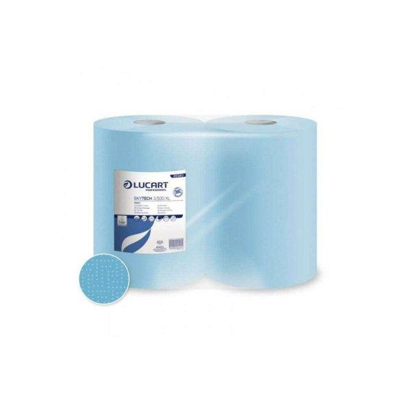 Ipari törlő 3 rétegű kék átmérő: 26 cm 500 lap/tekercs cellulóz 2
tekercs/karton Strong Blue 3.500 Lucart_851283