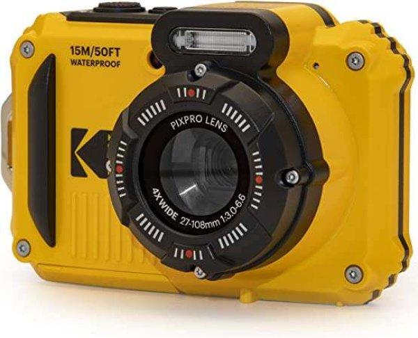 Kodak Pixpro WPZ2 vízálló, porálló, ütésálló digitális
fényképezőgép, sárga